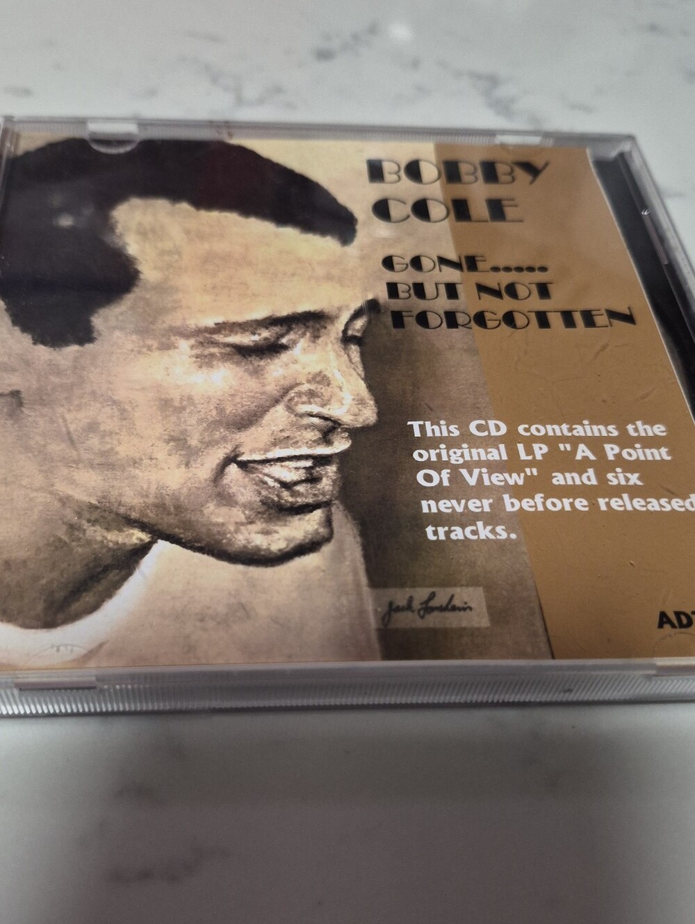 Bobby Cole Gone... But Not Forgotten CD - Gold Cover